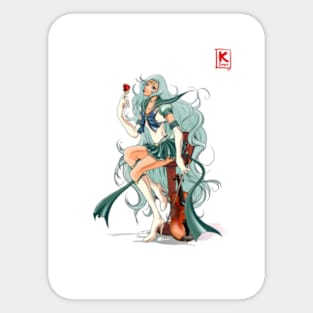 The Lost Artworks - Super Sailor Neptune by K Sensei Sticker